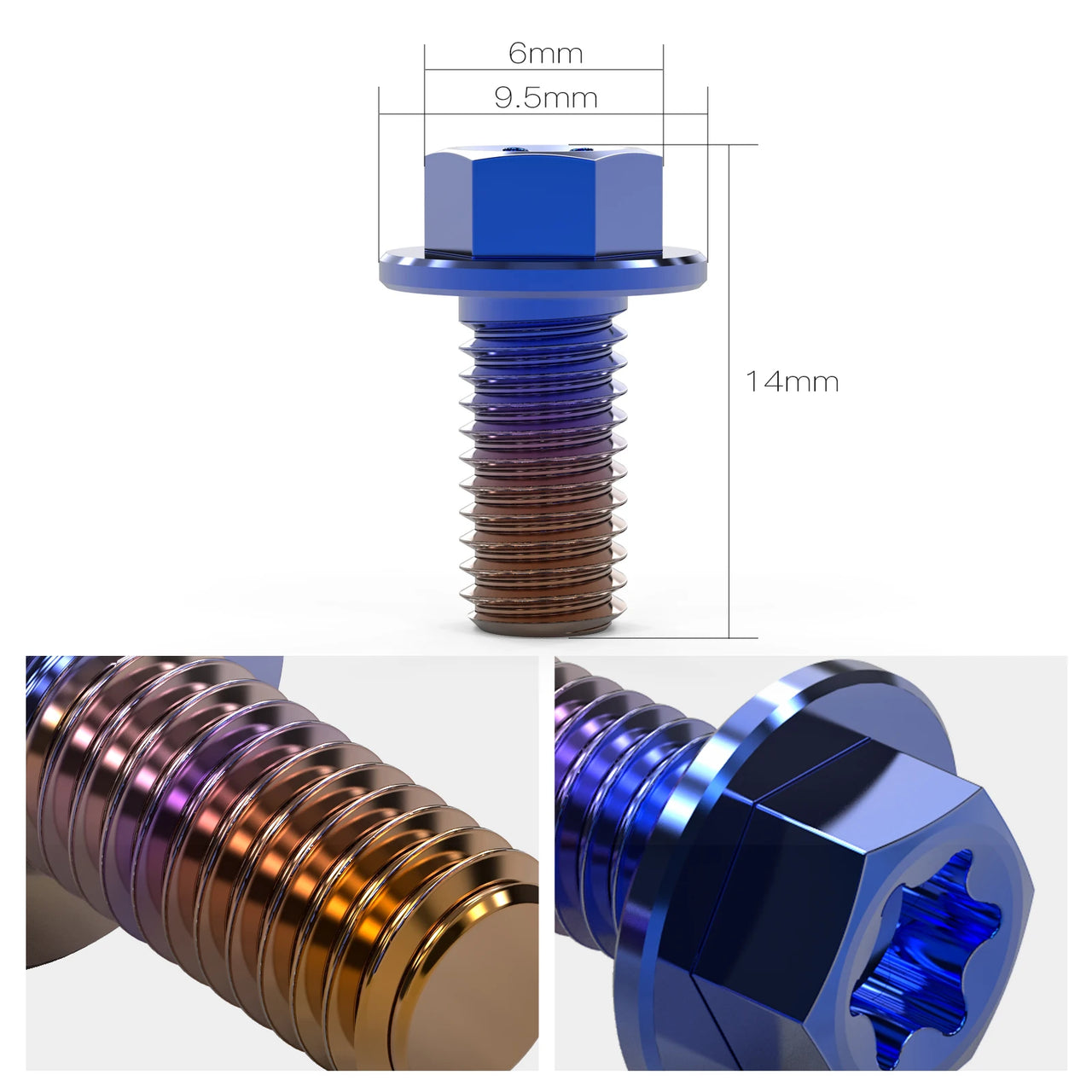 Surron LBX Titanium-Color Grade Bolts